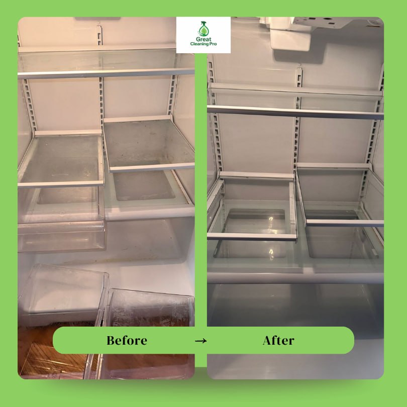 Before and after cleaning