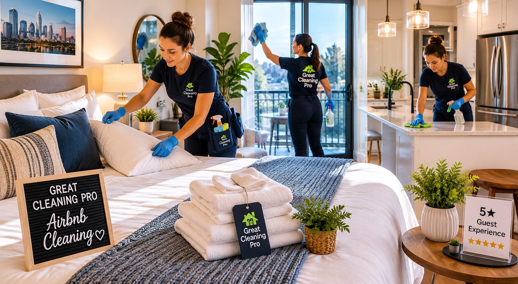 Airbnb Cleaning Services in Charlotte NC | Great Cleaning Pro